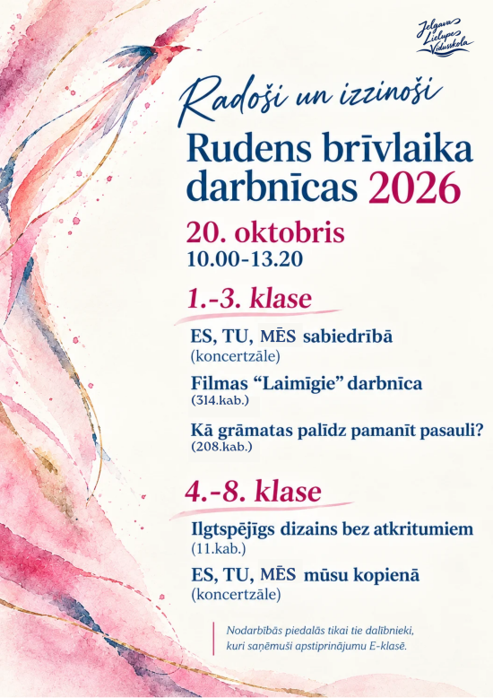 Rudens darbnīcas 